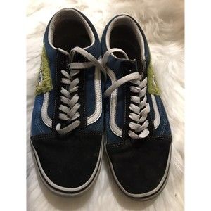 Vans Old Skool X Spongebob Low-top Sk8 Shoes Sneakers men 8 women 9.5